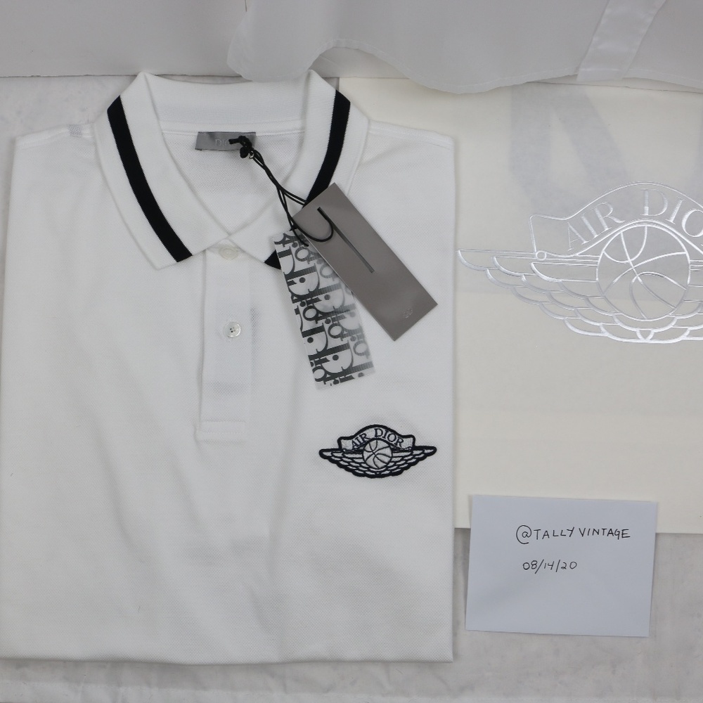 Air Dior Polo Shirt White L